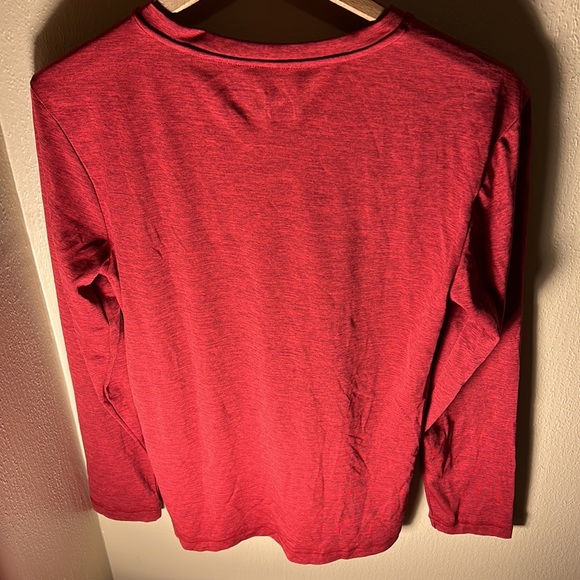 NFL Majestic Men’s LS San Francisco 49ers Evolution Cool Comfort Tee Color Red - Picture 4 of 4